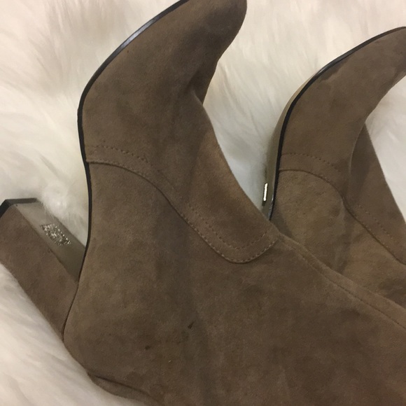 Anne Klein Shoes Anne Klein Suede Gray Boots Poshmark